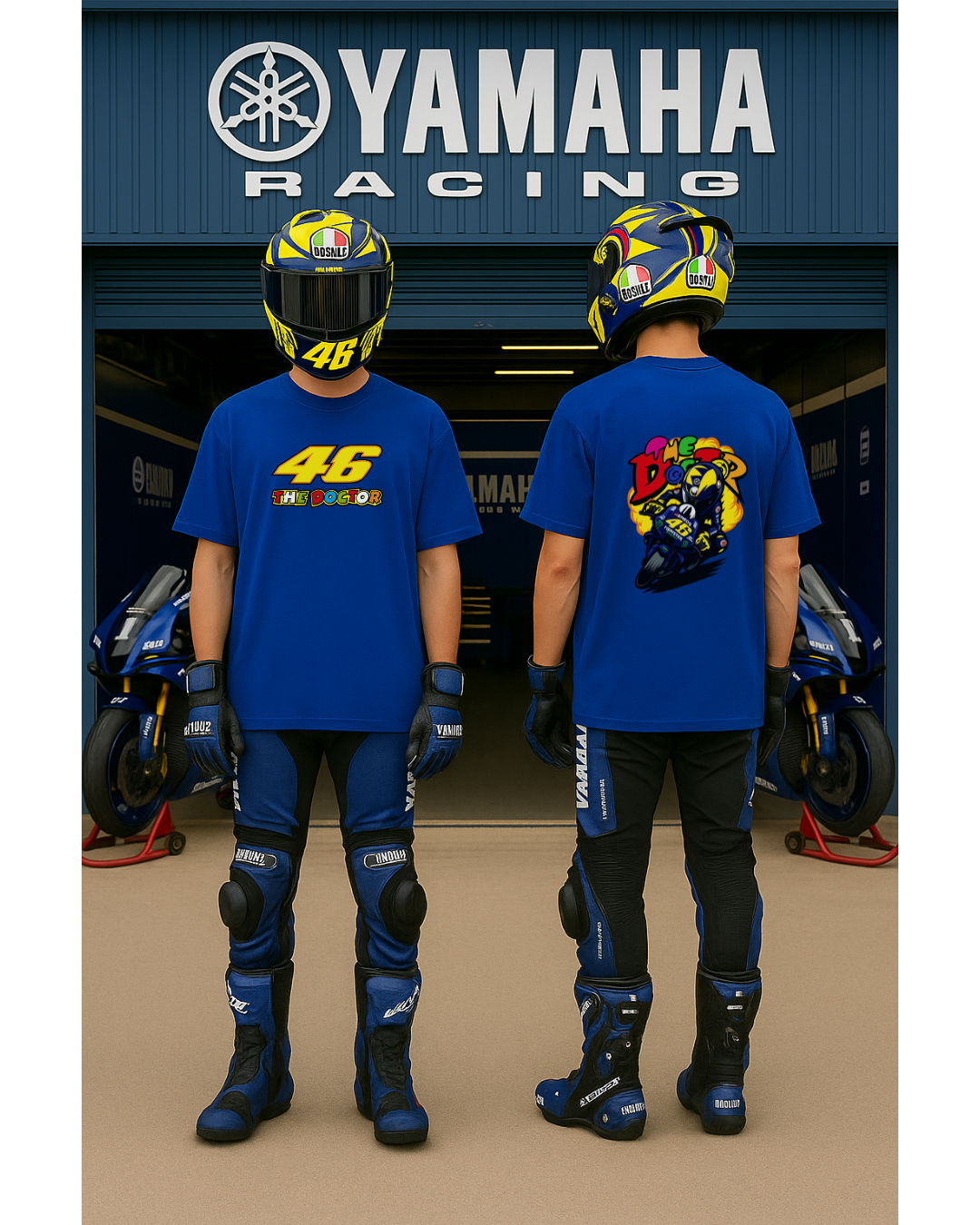 Unisex Valentino Rossi 46 Oversized Classic T-Shirt