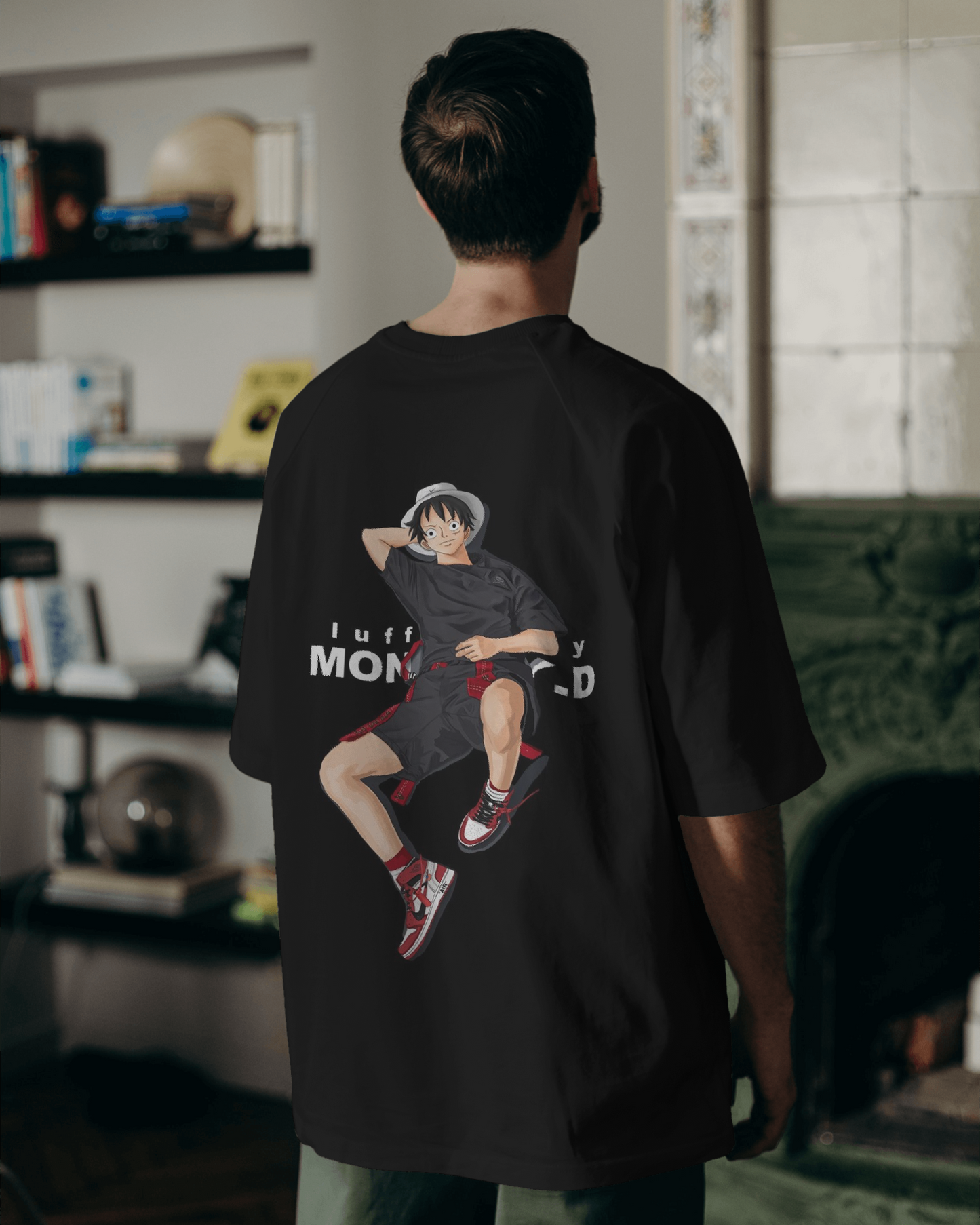 Black Luffy Oversize T-Shirt.