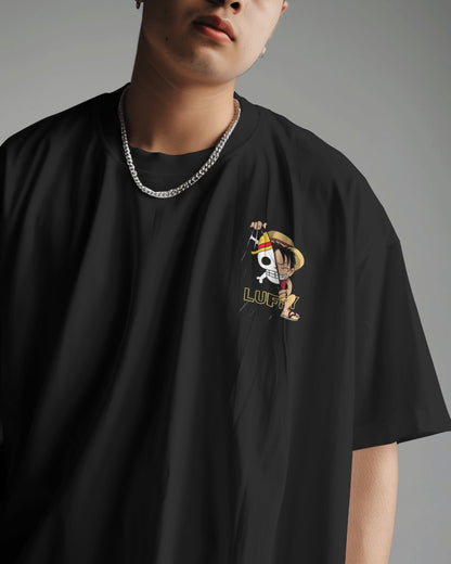 Black Luffy Oversize T-Shirt.