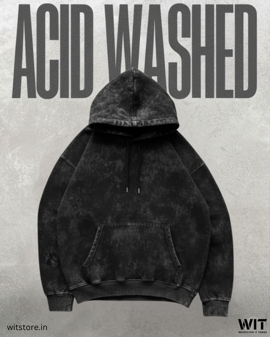 Unisex Acid Washed Hoodie