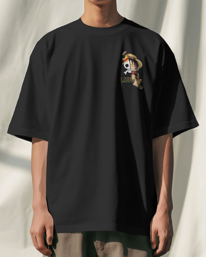 Black Luffy Oversize T-Shirt.