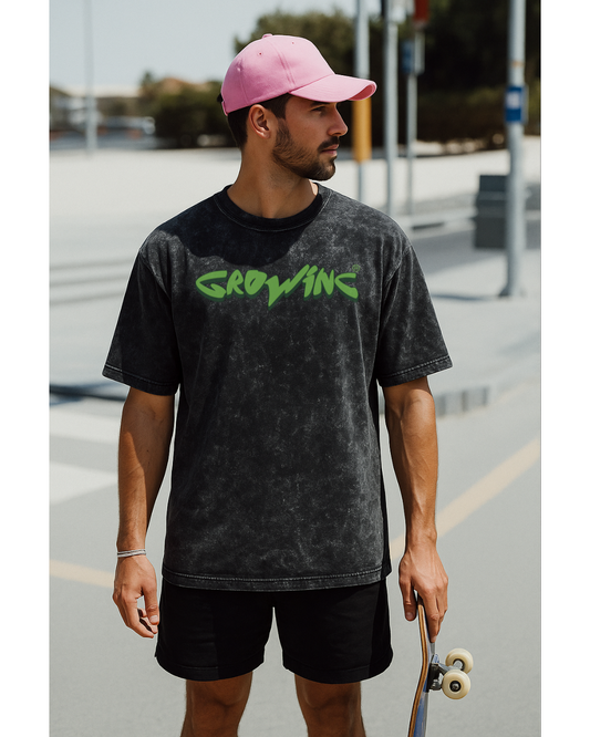 Unisex Acid Washed Oversized Tee