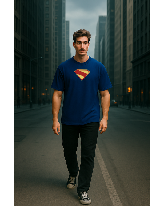 Superman Unisex Oversized Classic T-Shirt