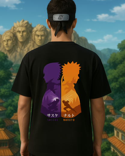 Sasuke / Naruto Unisex Oversized  T-Shirt
