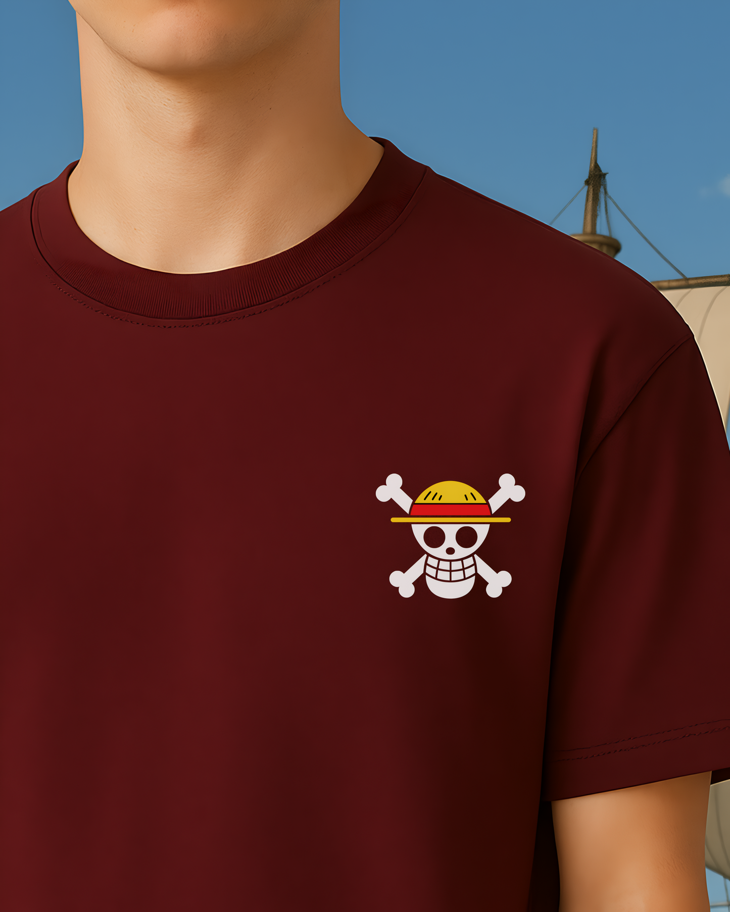 Wanted Luffy Oversized T-Shirt
